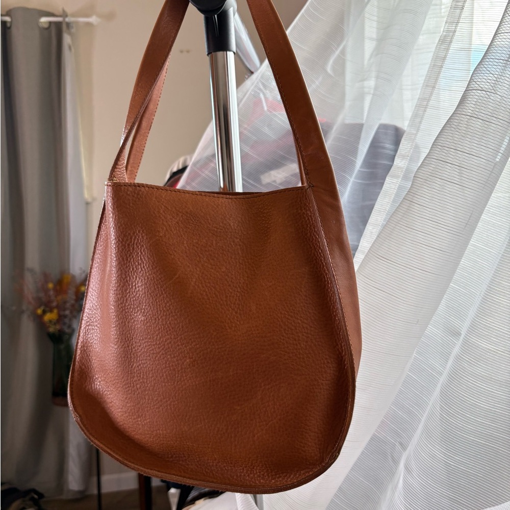Madewell Tan Leather Shoulder Bag
